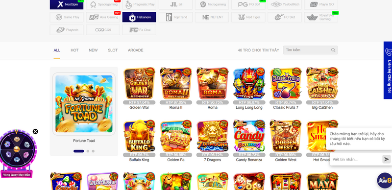 AW8 - Nh&agrave; c&aacute;i uy t&iacute;n, lừng danh tr&ecirc;n thị trường giải tr&iacute;