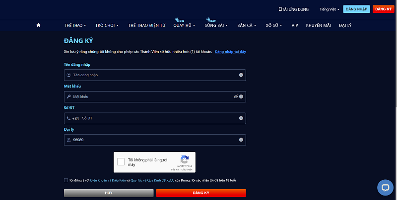 BWING - Nh&agrave; c&aacute;i lu&ocirc;n nằm top đầu nh&agrave; c&aacute;i uy t&iacute;n tại Việt Nam