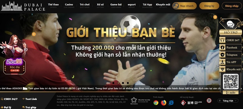 Dubai Palace &ndash; S&acirc;n chơi giải tr&iacute;, nh&agrave; c&aacute;i tặng tiền đậm chất ho&agrave;ng gia 2023