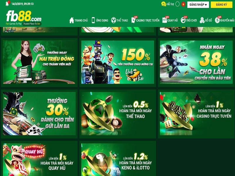 FB88 &ndash; S&acirc;n chơi đỉnh cao với đa dạng hạng mục giải tr&iacute;
