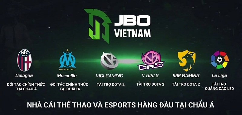 JBO &ndash; Top nh&agrave; c&aacute;i uy t&iacute;n, S&acirc;n chơi giải tr&iacute; Esport ti&ecirc;n phong tại Việt Nam