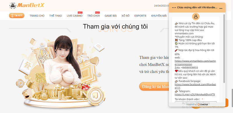 ManbetX &ndash; S&ograve;ng b&agrave;i gi&agrave;u tiềm lực v&agrave; uy t&iacute;n số 1 thị trường