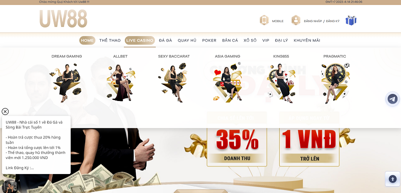 UW88 - Trang nh&agrave; c&aacute;i c&aacute; độ thể thao uy t&iacute;n số 1 Việt Nam