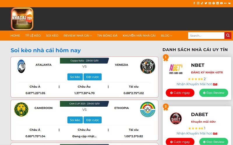 biến động tỷ lệ k&egrave;o nh&agrave; c&aacute;i