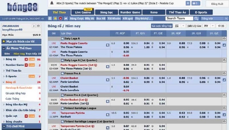 Xem k&egrave;o Bong88 &ndash; Địa chỉ soi k&egrave;o chuẩn x&aacute;c cho anh em