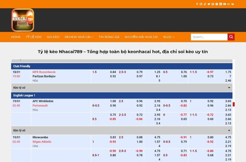 Xem tỷ lệ b&oacute;ng đ&aacute; h&ocirc;m nay